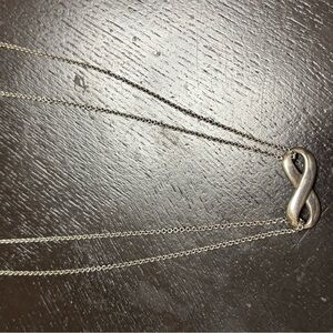 James Avery RETIRED Sterling Silver Infinity Necklace Adjusts 16” To 18”